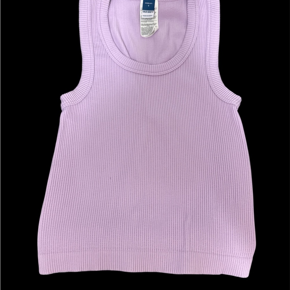Old Navy Lavender Ribbed Tank Top